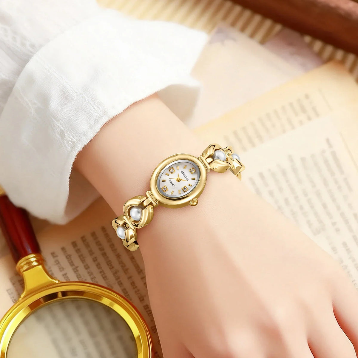 REBIRTH Stainless Steel Quartz Watch – Minimalist Style