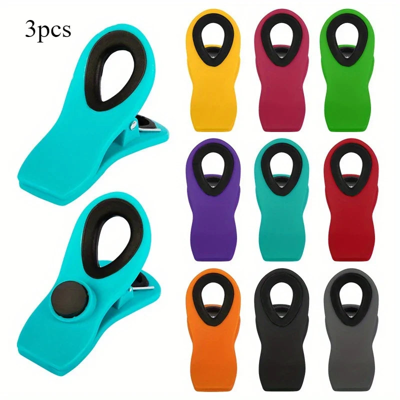 Magnetic Bag Clips Reusable Food Sealing Clips – 3/6 Pack