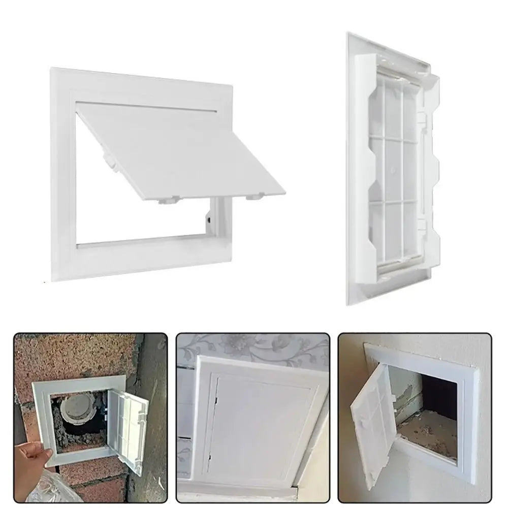 White ABS Hinged Access Panel – Inspection Hatch for Wall & Ceiling