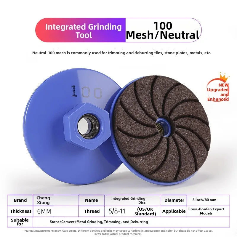 DAZZLEEX Industrial Grinding Polishing Disc | 50/100/200 Grit
