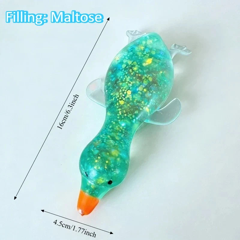 Squishy Stretch Duck Fidget Toy – Sensory Gift for Kids & Adults