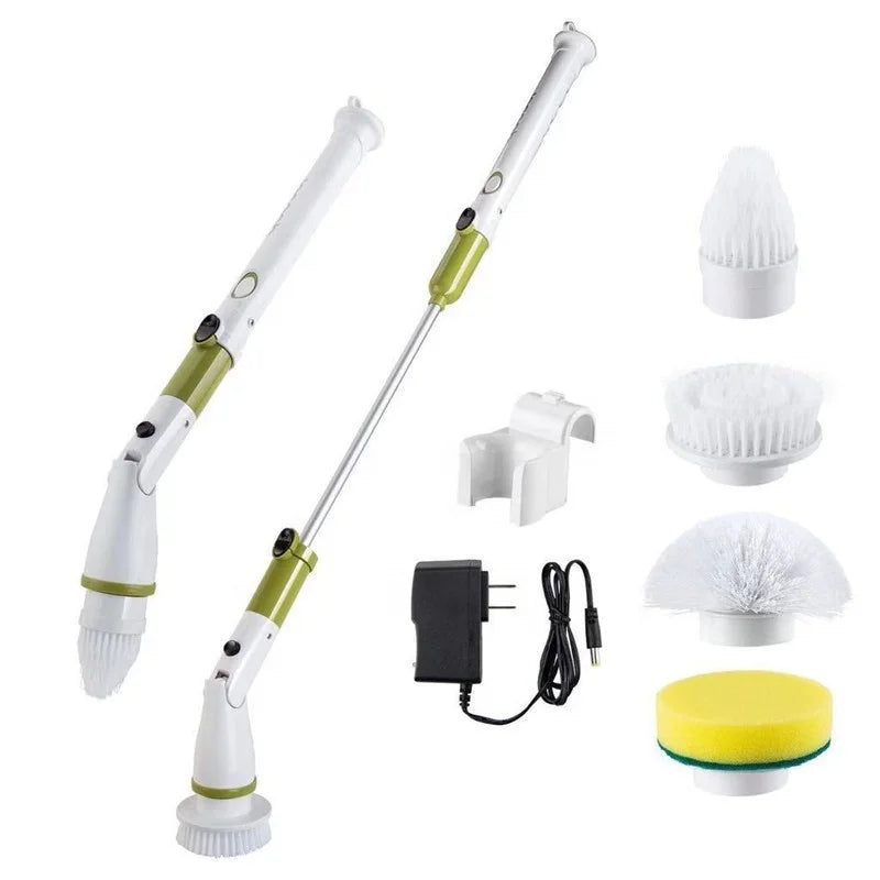 Cordless Electric Spin Scrubber – Retractable Cleaning Brush