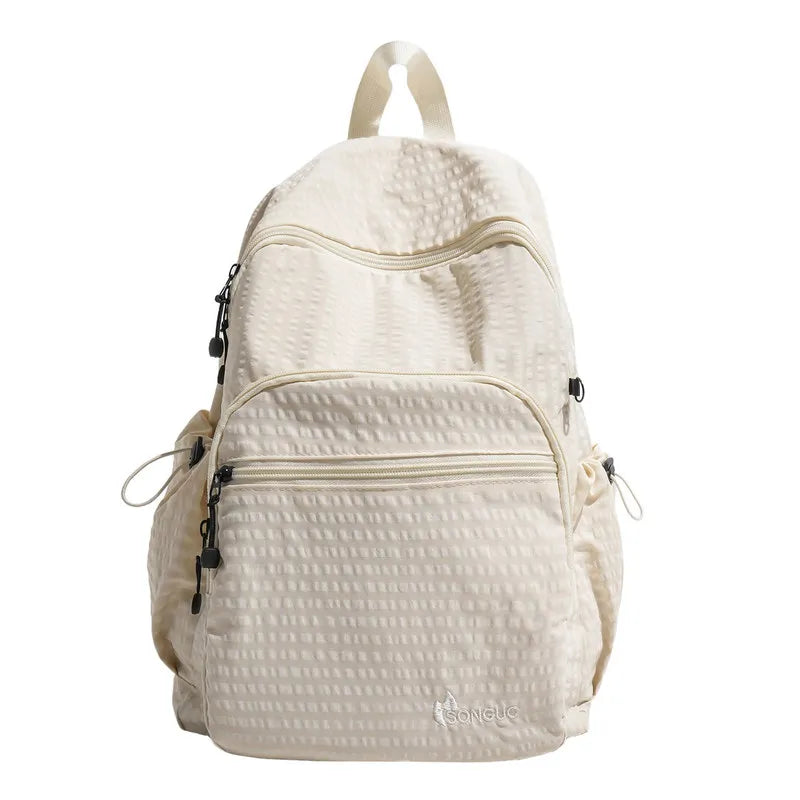 Nixie Waterproof Plaid Backpack – Lightweight Hiking Travel Bag