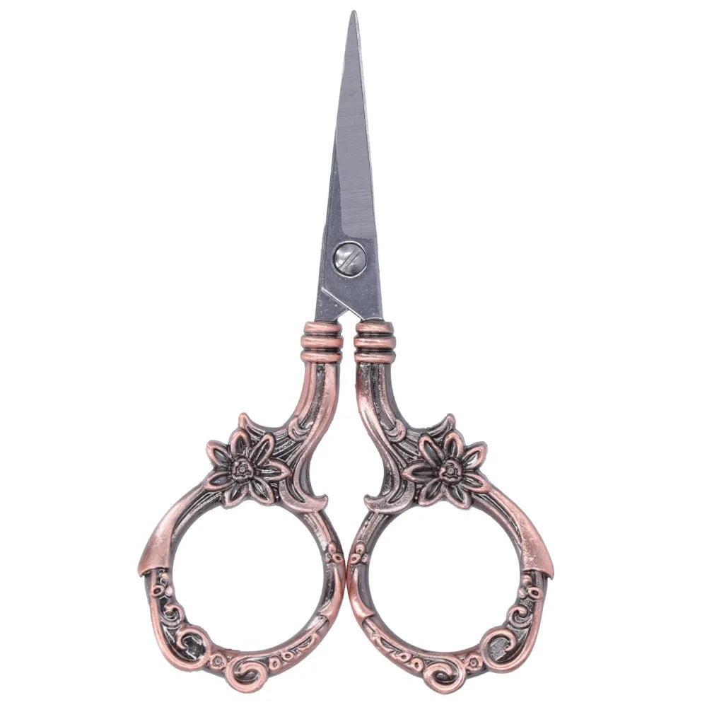 Retro Stainless Steel Embroidery Scissors – 3.54" Needlework