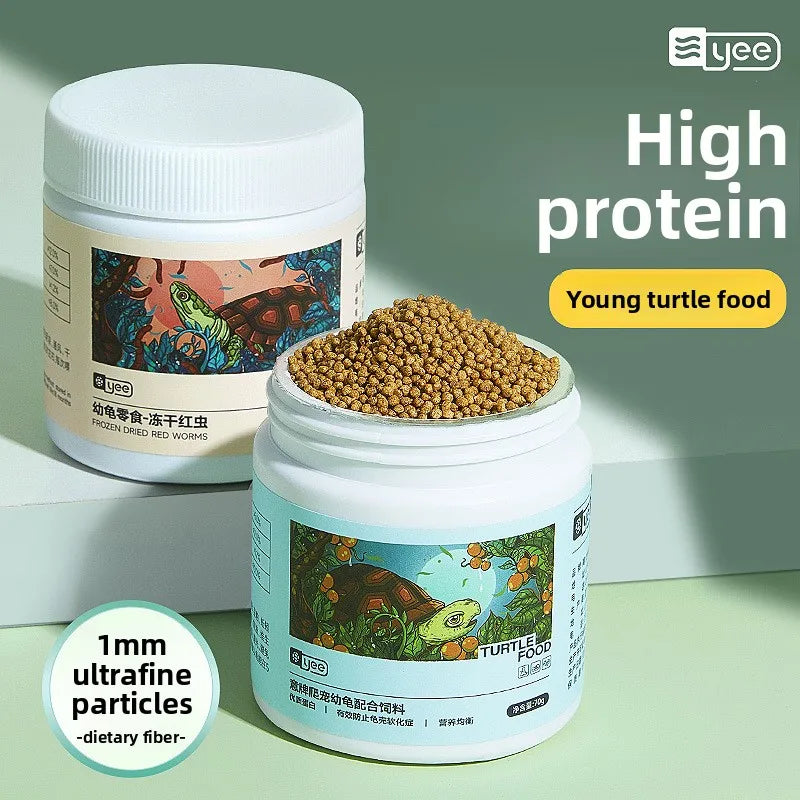 Yee Turtle Food for Young & Adult Turtles – 200g Granules