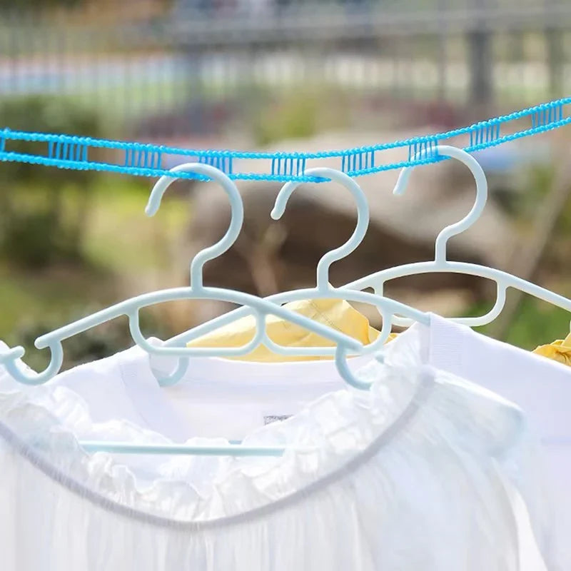 Windproof Fence Clothesline 5M/10M – Indoor & Outdoor Drying