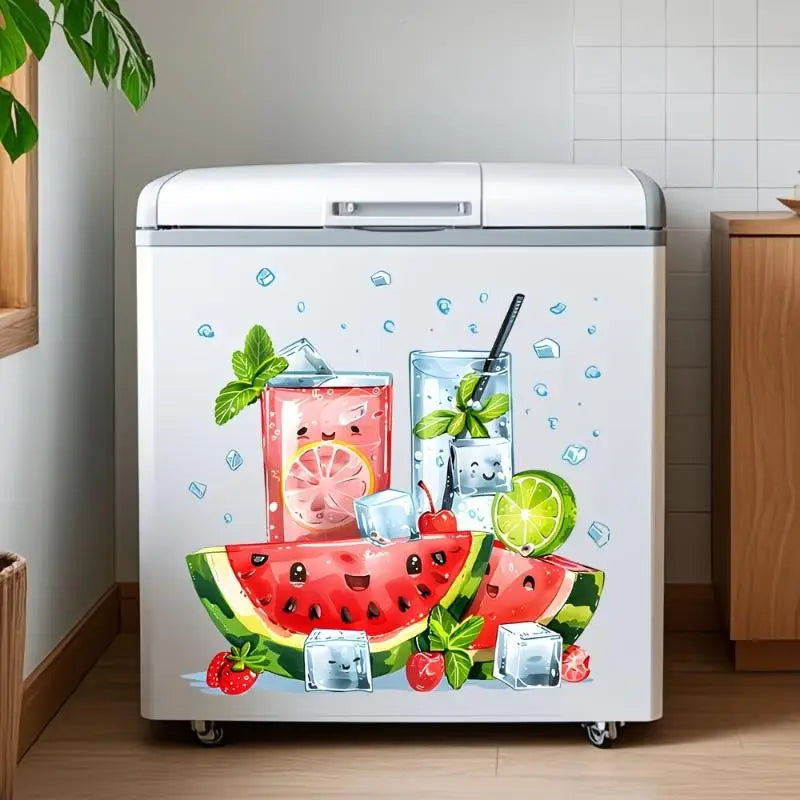 Watermelon Summer Kitchen Wall Sticker – Removable PVC Decal