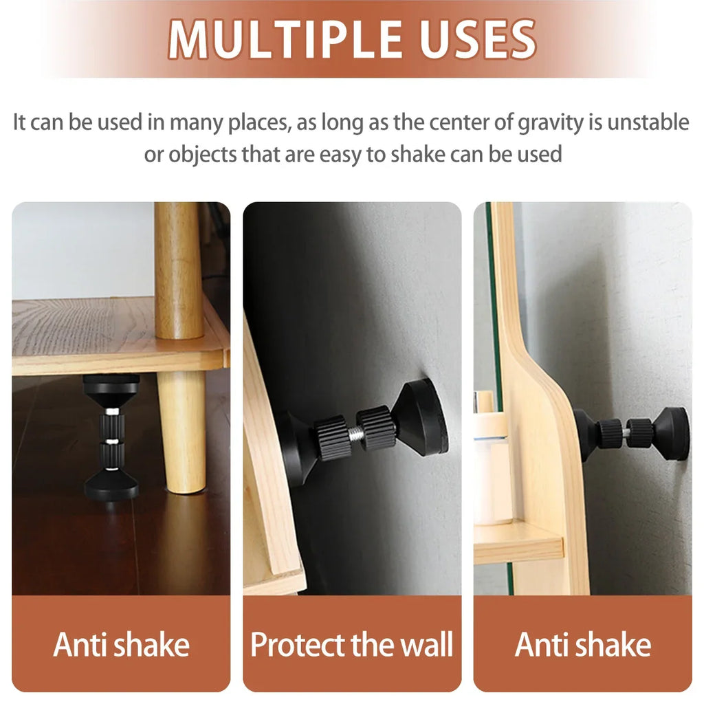 2Pcs Adjustable Bed Frame Anti-Shake Headboard Stopper Fixer