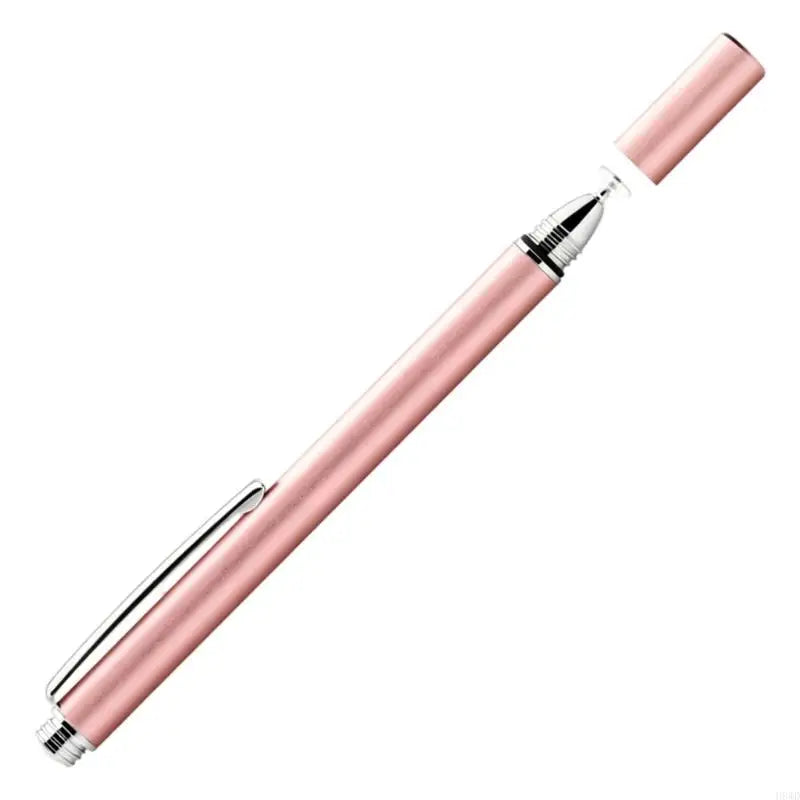 Disc Tip Stylus Pen – Metal Body, Cap & Clip for Touchscreens