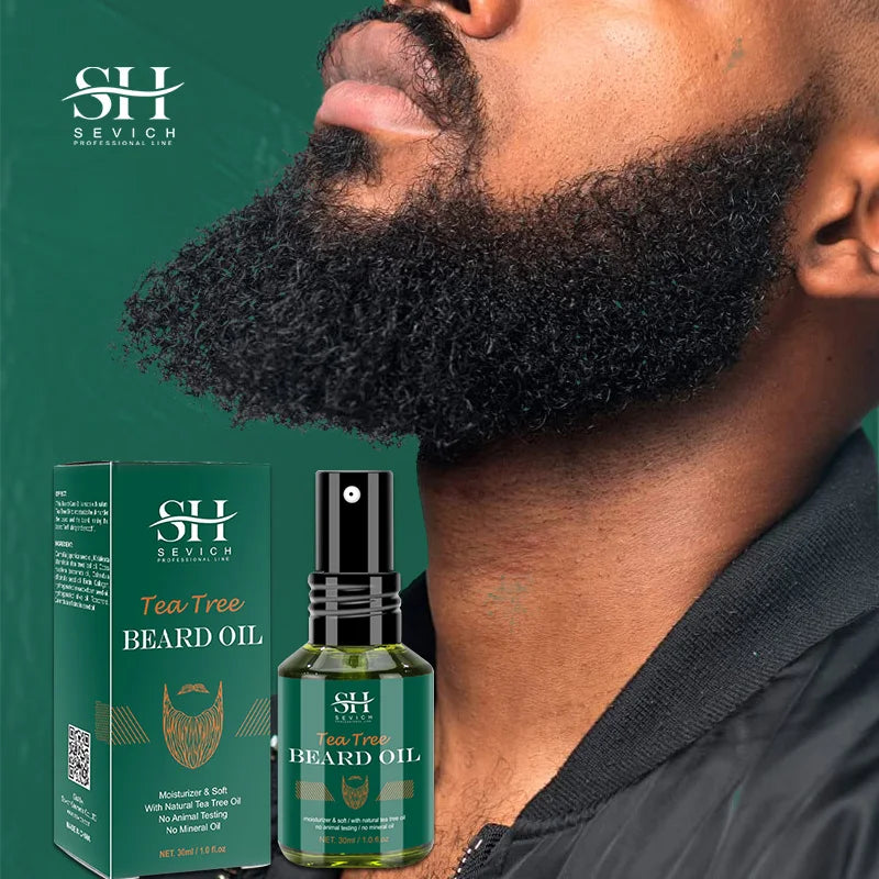Sevich Tea Tree Beard Growth Oil – Thick & Soft Beard Care 30ml