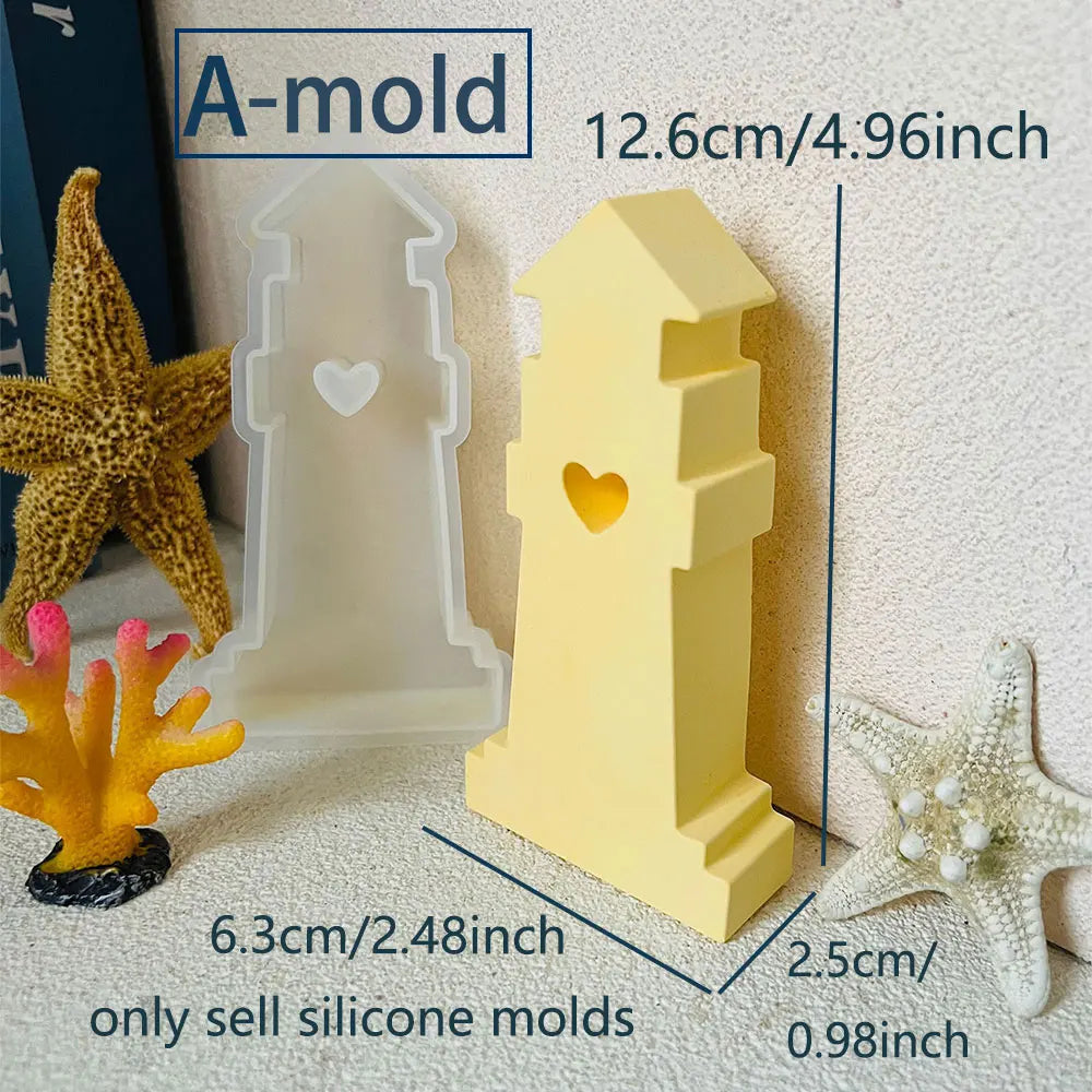 Silicone Candle Mold – Bubble Jar, Donut & Concrete Vessel