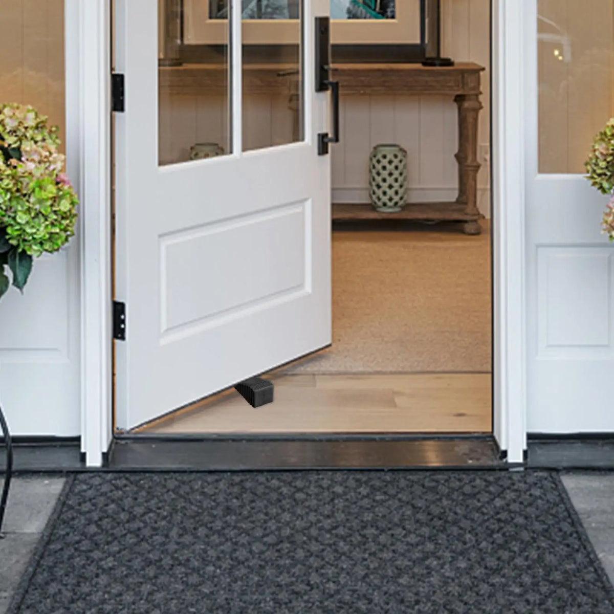 Flexible PVC Door Stop Wedge | Non-Scratch Slip-Resistant