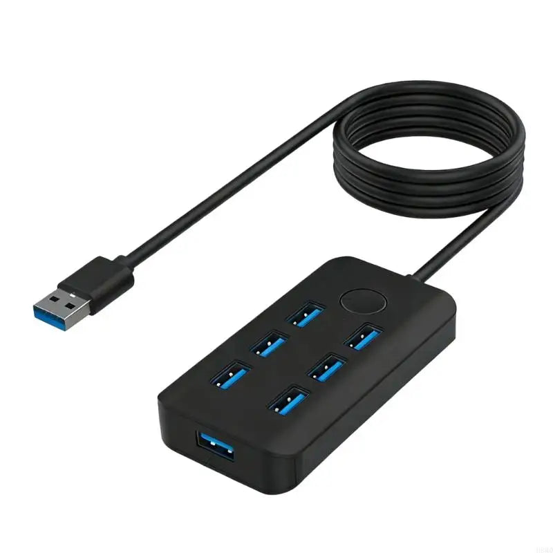 USB 3.0 Hub 7-Port Docking Station | Screen Lock & RJ45