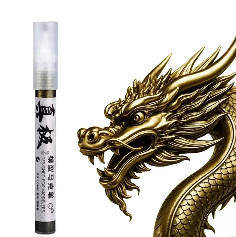 Metallic Paint Marker Pen – 8 Colors, 1.5mm Tip for Models