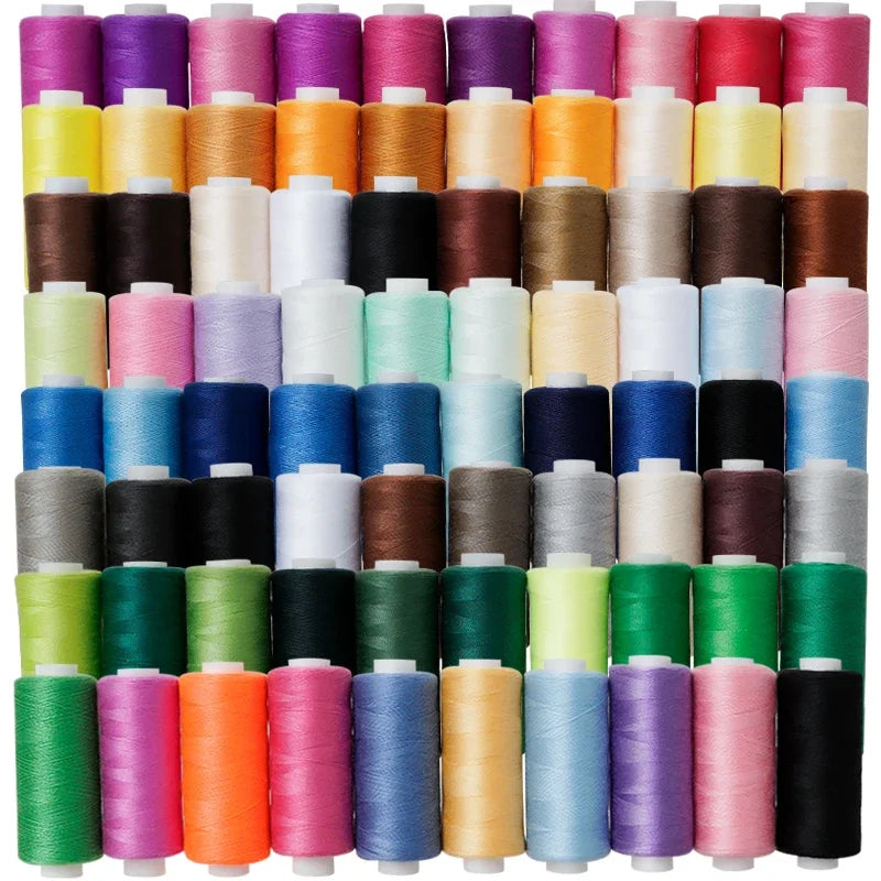 80-Color 402 Polyester Sewing Thread Set – 400 Yards Per Spool