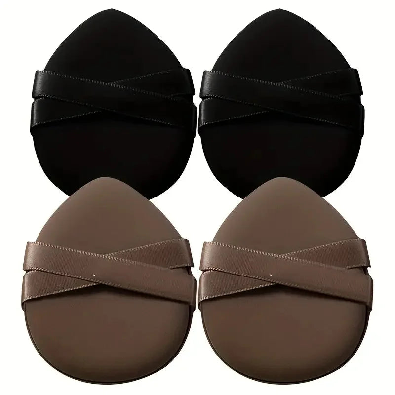 Double-Sided Teardrop Makeup Puffs – Foundation & Powder Set