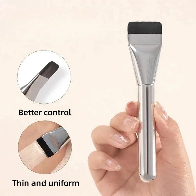 Ultra Thin Foundation & Blade Concealer Brush Set – 3pcs