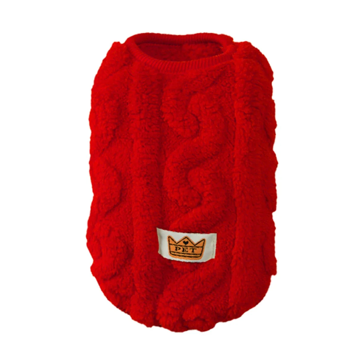 Soft Fleece Pet Vest Sweater – Small Dogs & Cats Winter Pullover