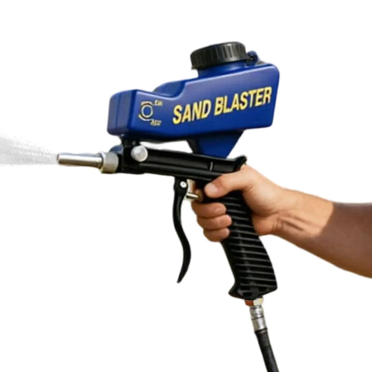 Handheld Pneumatic Sandblasting Gun – Adjustable Abrasive Blaster