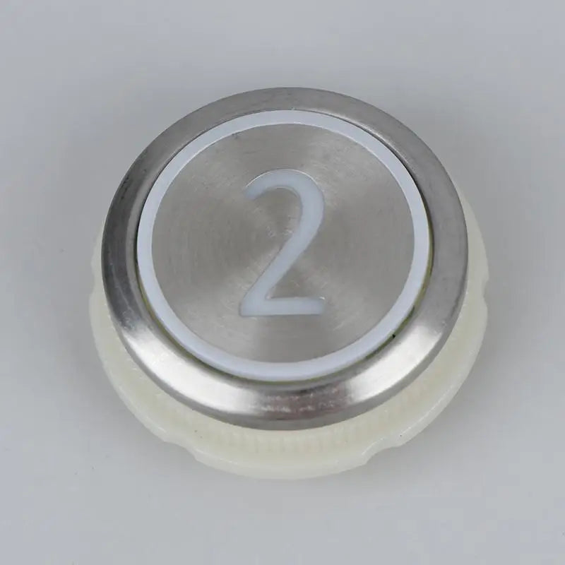 Round Stainless Steel Elevator Button – Floors 1-6 & Up/Down