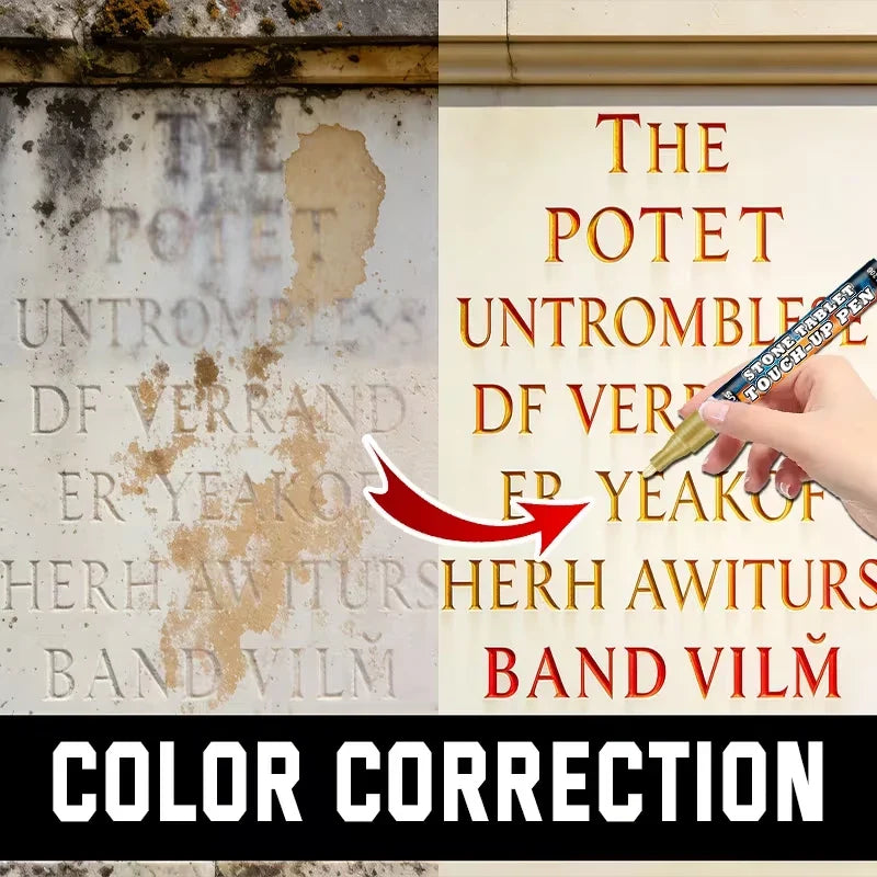 Gold Plated Marker Pen for Tombstone Inscriptions – No Fade