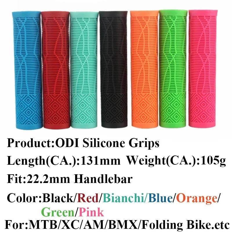 ODI Silicone MTB Handlebar Grips – Anti-Slip, Ultralight Bike Grips