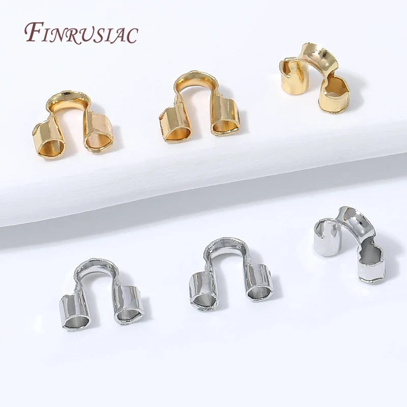 18K Gold Plated Wire Guard U-Loop DIY Jewelry Findings