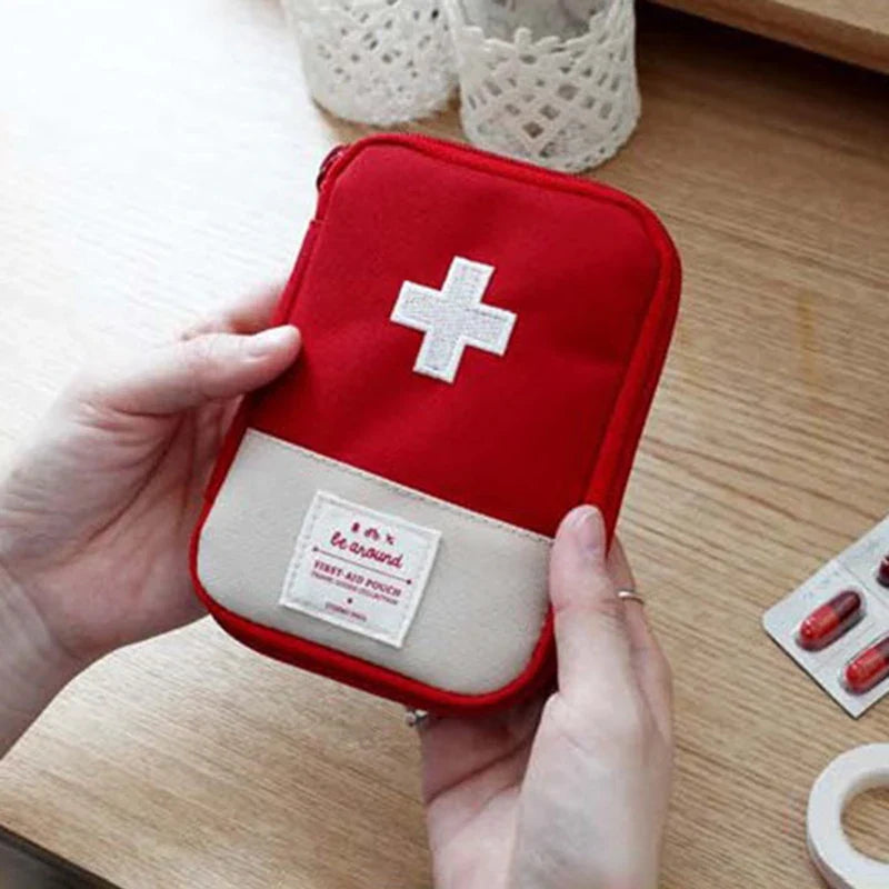 Mini Portable First Aid Kit Pouch | Macaron Medicine Bag