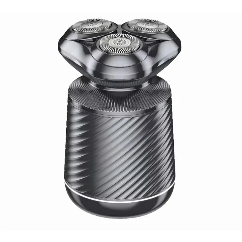 3-in-1 Men's Rotary Electric Shaver – Waterproof Beard Trimmer