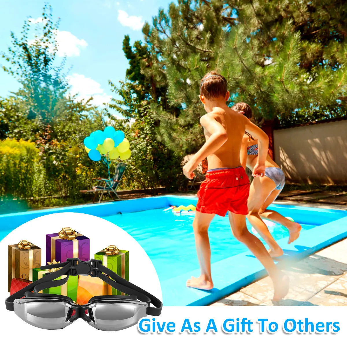 Nixie Swimming Goggles – UV Protection & Anti-Fog Wide View