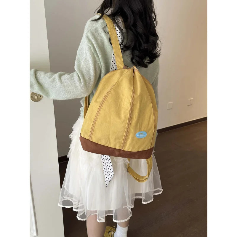 Peelable Banana Backpack – Large Capacity Unisex Travel Bag