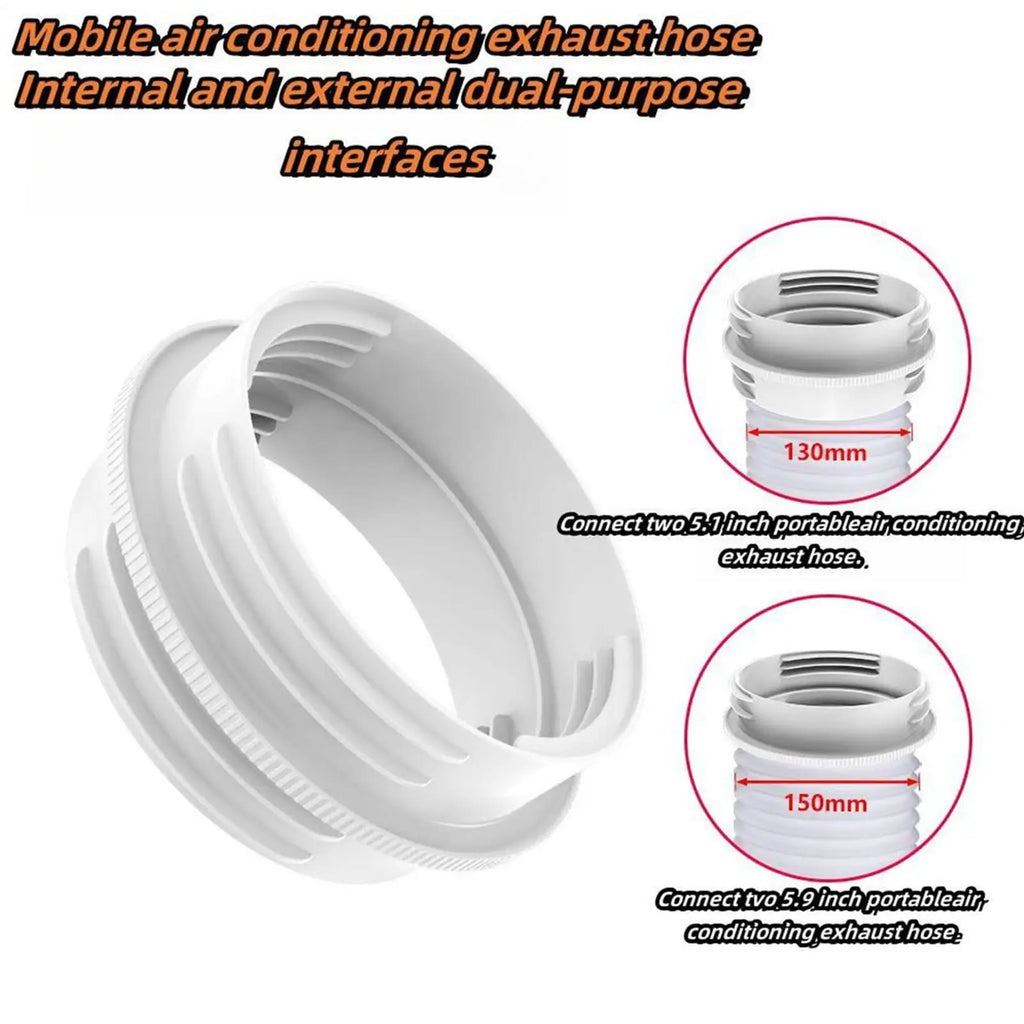 Portable AC Hose Adapter – Universal 5.1 & 5.9 Inch Coupler