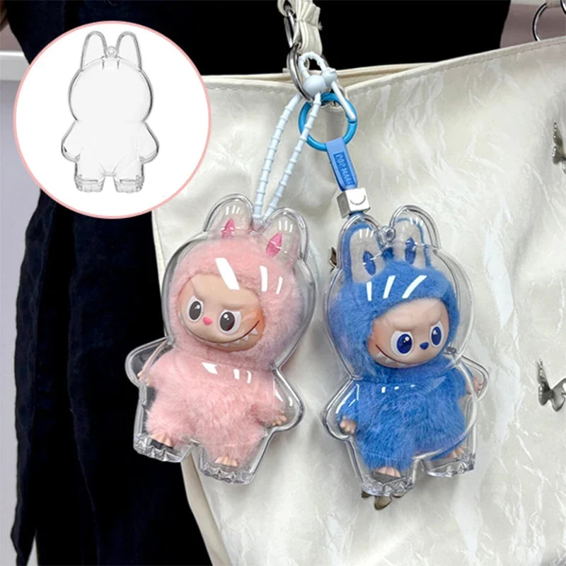 Labubu 4.0 Transparent Protective Display Box – LOVE Series