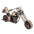 Handcrafted Iron Motorcycle Model – Movable Wheels & Handlebar