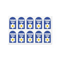 100pcs Rectangular Thank You Stickers for Gift Box & Packaging