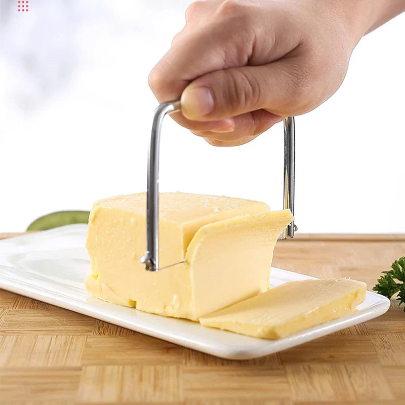 Wire Cheese & Butter Slicer – Stainless Steel Kitchen Tool