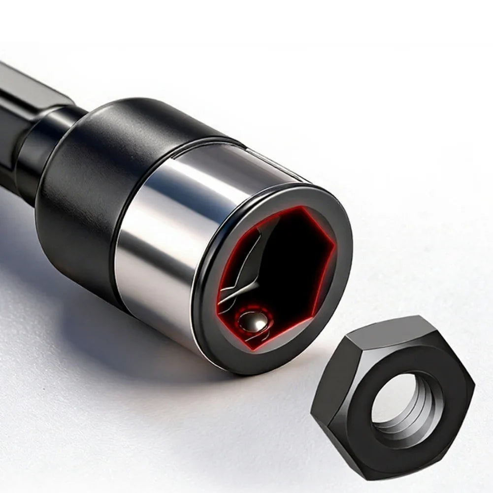 DAZZLEEX 8mm Non-Magnetic Hex Socket Bit | Steel Ball Chrome Vanadium