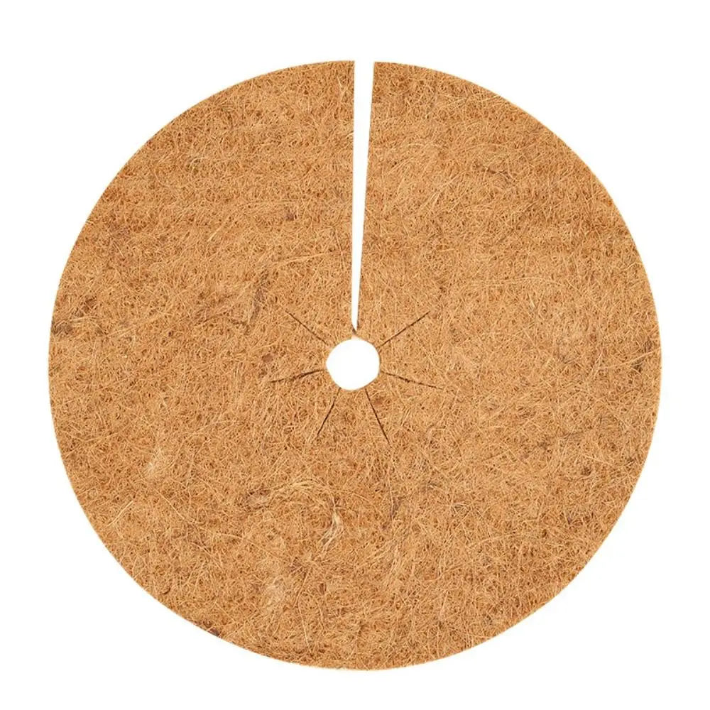 Natural Coconut Fiber Pot Mat – Weed Barrier Mulch Disc