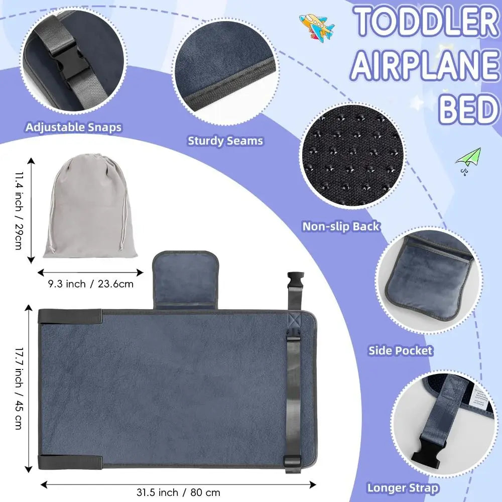 Toddler Airplane Bed – Portable Kids Seat Extender | Ages 1–6