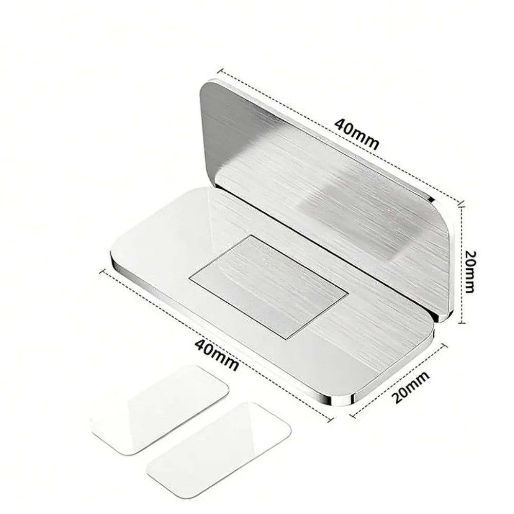 Magnetic Cabinet Door Catch – No-Drill Self-Adhesive Latch