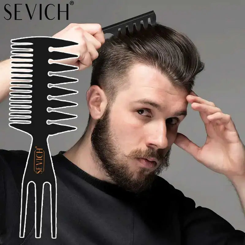 Double-Sided Big Teeth Tail Comb – Anti-Static Styling Tool