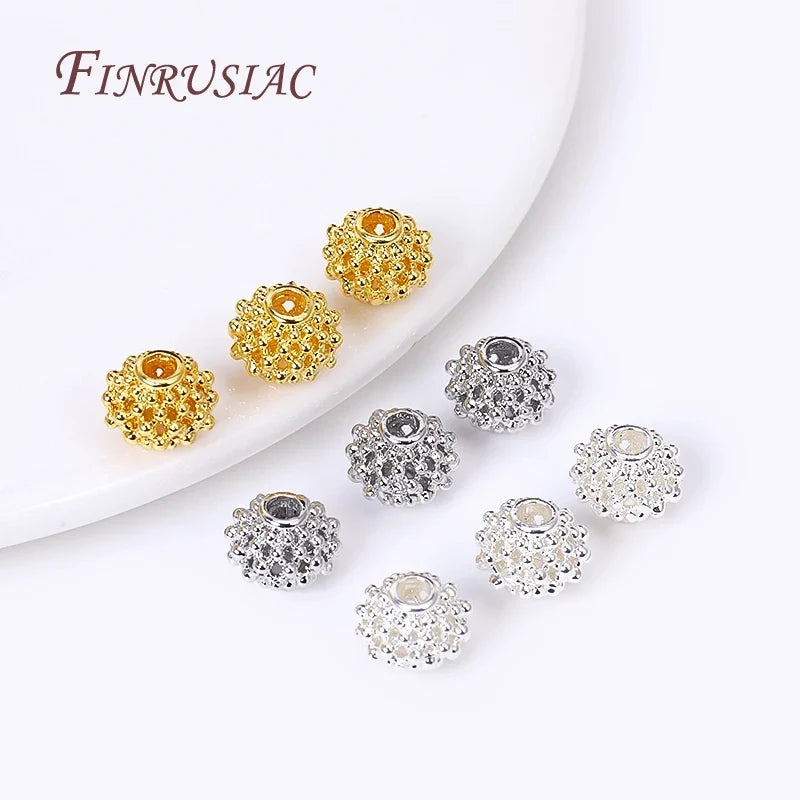 18K Gold Plated Lantern Spacer Beads 10x8mm | DIY Jewelry