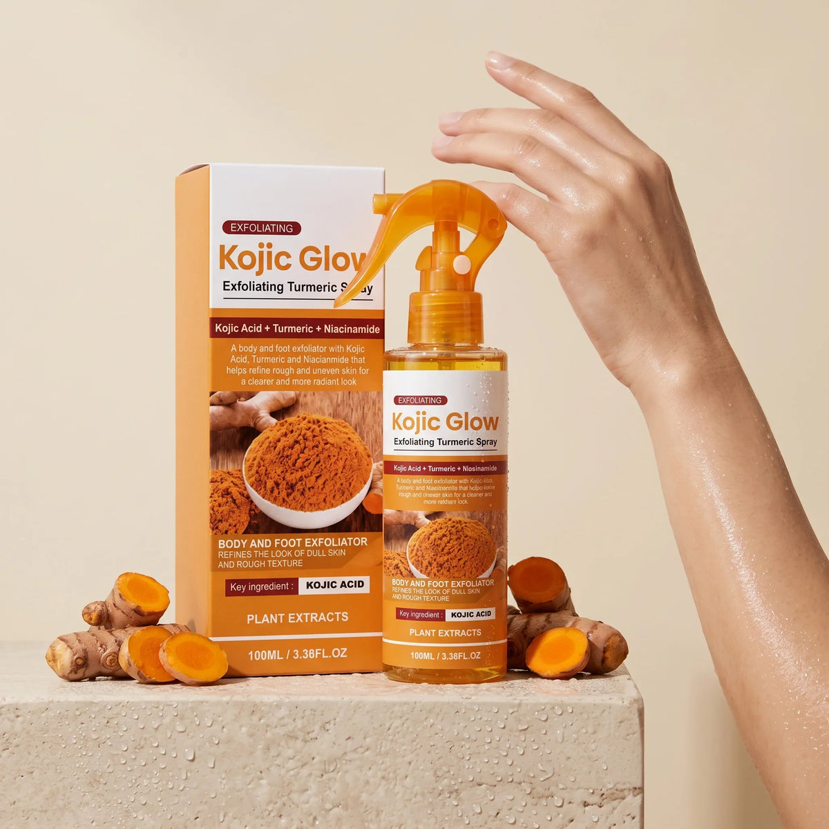 VIARELINE Turmeric Kojic Acid Exfoliating Spray 100ml