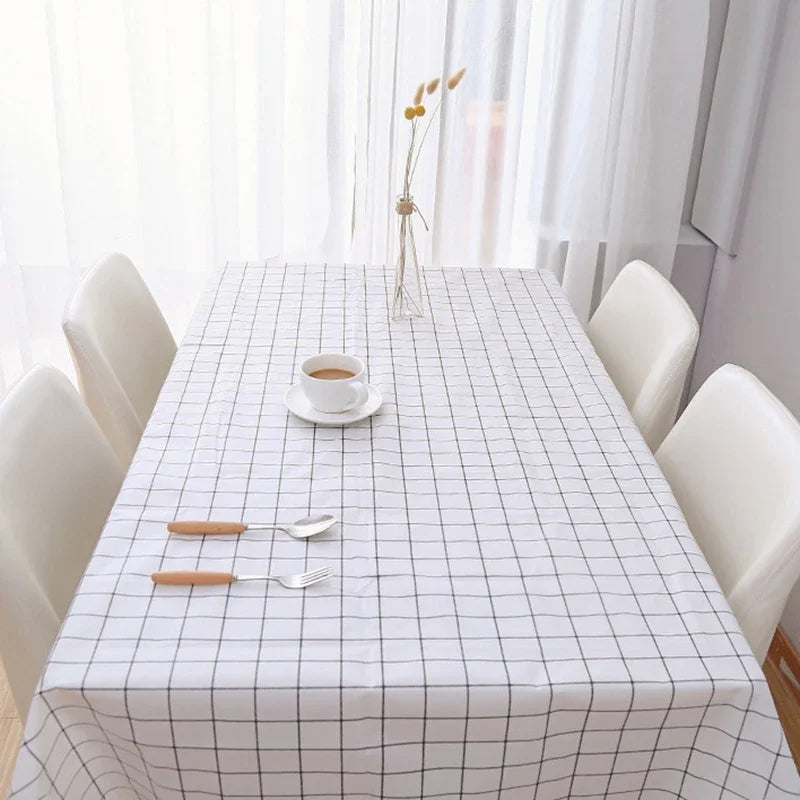 PEVA Waterproof Plaid Tablecloth 137x90cm | Party & Picnic