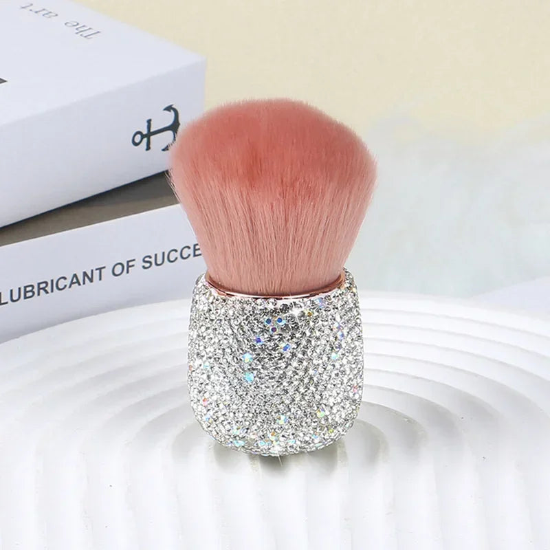 Diamond Handle Mushroom Head Powder & Blush Makeup Brush