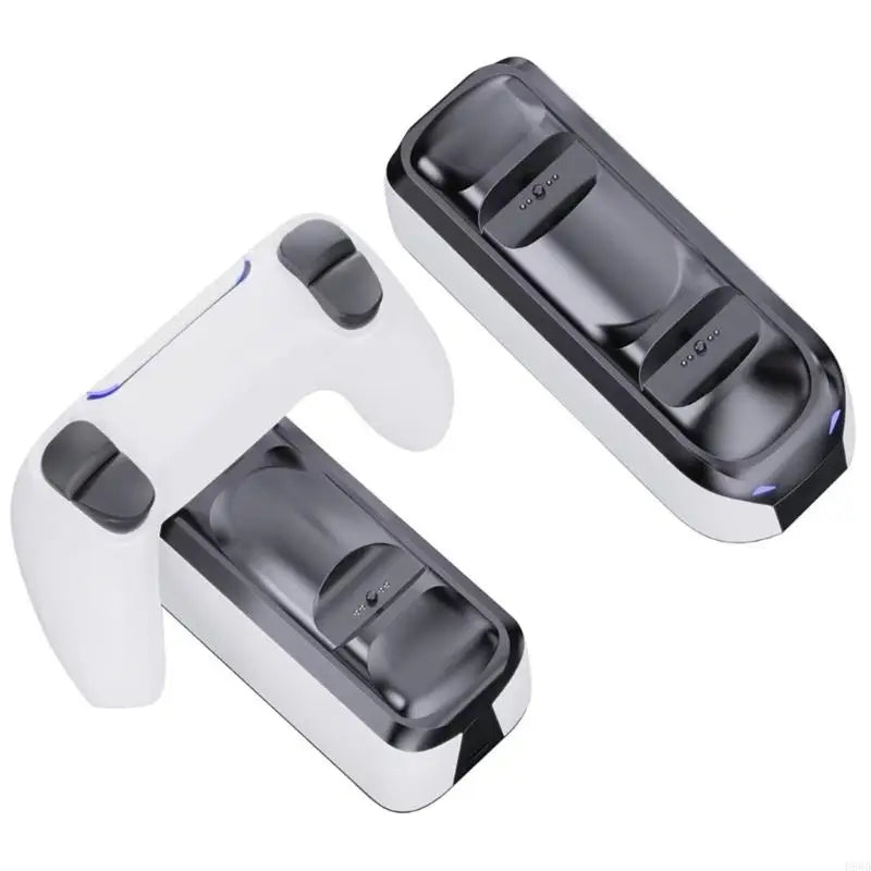 Dual PS5 Controller Charging Dock – USB-C Contact Base