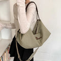 Nixie Retro Plaid Tote Bag – Large Capacity Women's Shoulder Bag