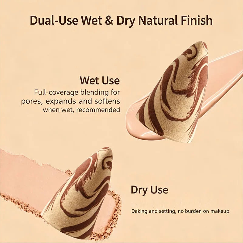 Conical Makeup Sponge – Wet & Dry Dual-Use Foundation Blender