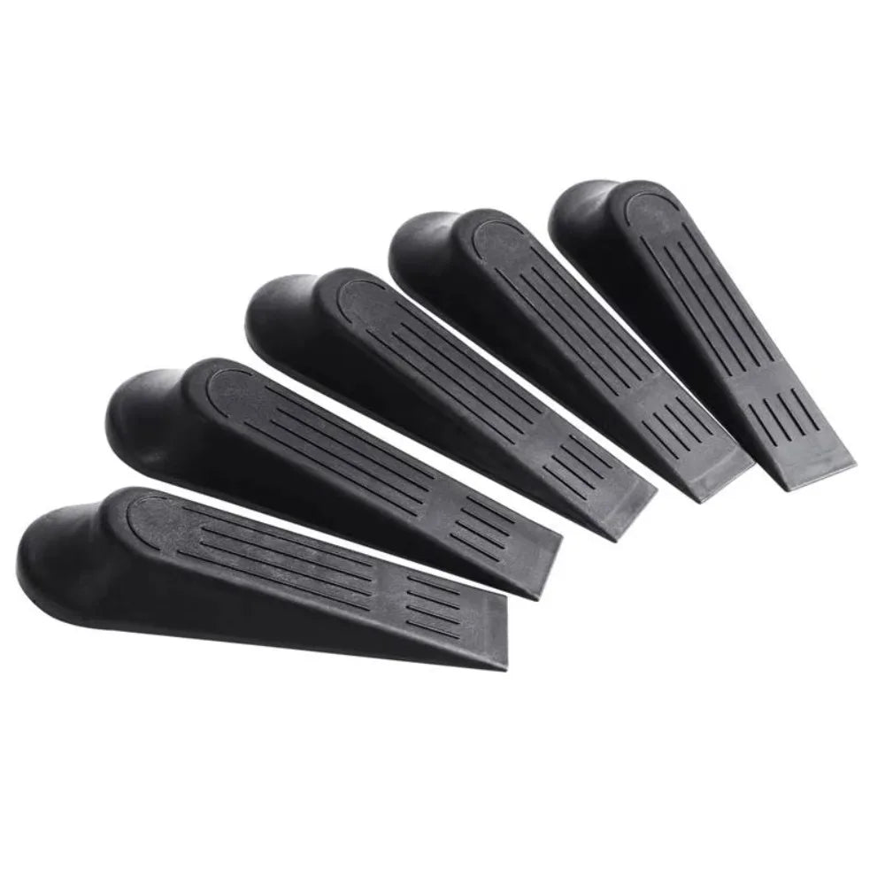 5-Pack Heavy Duty Plastic Door Stopper Wedges – Non-Slip