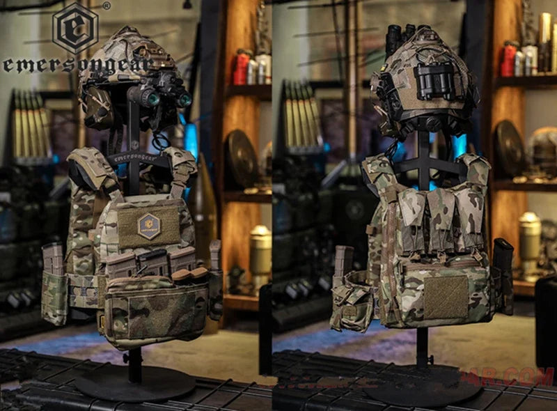Tactical Vest & Helmet Display Stand | Plate Carrier Holder
